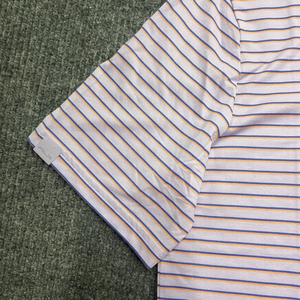 RLX Ralph Lauren Mens Purple Striped Golf Concept 1 Polo Shirt Size
Medium NWT - Picture 7 of 9